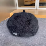 Prada New Style Fleece Beret - Image 5