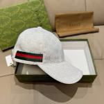 Gucci Classic Original-Grade Baseball Cap with Small Embroidery - Image 5