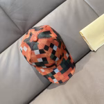 LV High-Quality Colorful Checkerboard Baseball Cap - Image 5