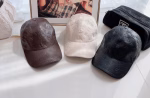 LV Counter New Embossed Monogram Leather Baseball Cap - Image 3