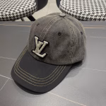 LV Louis Vuitton 2024 Pre-Spring New Denim Baseball Cap - Image 4