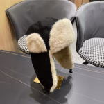 LV Louis Vuitton 2024 Autumn/Winter Plush Earmuff Lei Feng Hat - Image 3