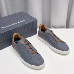 Zegna XXX Collection Wool TRIPLE STITCH Sneakers - Image 3