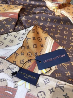 LV Twill Silk Scarf - Image 5
