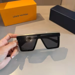 LV Louis Vuitton New Metal Single-Bridge Aviator Sunglasses - Image 2