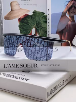 Dior New Women's Oversized Frame Sunglasses with Letter Logo - Image 9