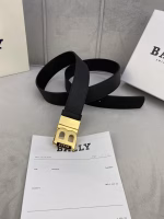 BALLY Men's Black Belt - Image 7