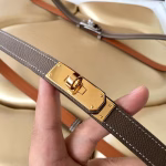 Hermès Kelly Double-sided Top Grain Original Leather Replica Women's Belt - Image 4