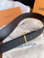 LV New Men's Belt with Overlapping Letter Buckle (Purchasing Agent Grade) - Image 7