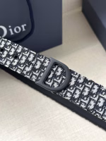 Dior Men's Oblique Print Belt - Image 2