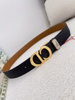 Dior Original Single Hook Buckle Double-Sided Top-Grain Cowhide Belt - Image 4
