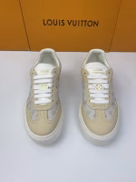 Louis Vuitton Time Out Couples' Patchwork Denim Sneakers - Image 2