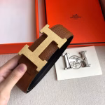 Hermes OSCAR BELT BUCKLE Reversible Leather Belt - Image 6