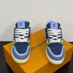 LV Louis Vuitton Trainer Basketball-Inspired Sneakers - Image 2