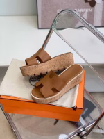Hermès 2022 New Platform Slippers - Image 2