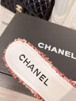 Chanel Counter Purchasing-Agent Level New Version Tweed Slippers - Image 7