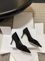 Dior 2024 Spring/Summer Bow Pearl Kitten-Heel Flats - Image 2