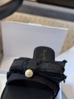 Dior 2025 Bow - Pearl Flat Slippers - Image 2