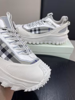 Burberry Multi-Material Patchwork Outdoor Lace-Up Sneakers - Image 5