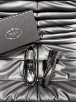 Prada thick-soled formal casual leather shoes - Image 3