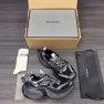 Balenciaga 6XL Round-Toe Lace-Up Low-Top Chunky Sneakers (Black) - Image 5
