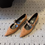 Hermès' Latest Spring-Summer Kelly-Buckle Pointed-Toe Single Shoes