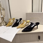 Jimmy Choo Exclusive Diamond Chain High-Heeled Shoes - Image 4