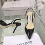 Jimmy Choo Early Spring Handcrafted Rhinestone Elegant High-Heeled Shoes - Image 5