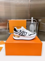 LV Louis Vuitton 2024 New Neo Run Away Women's Lace-Up Sneakers - Image 4