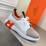 Hermès high-end men's flyknit sports casual shoes