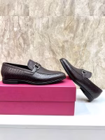 Salvatore Ferragamo Men's Formal Business Leather Shoes - Image 4