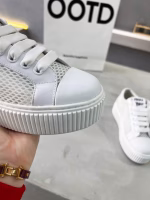Miu Miu New Spring-Summer Collection: Women's White Mesh Sneakers - Image 2