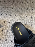 Prada 2025 Spring-Summer New Platform Velcro Two-Strap Sandal Mules - Image 2
