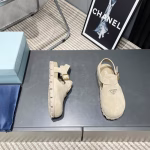 Prada 2025 Classic Casual Shoe Collection - Retro Flat Sandals - Image 2