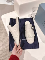 PRADA 2025 New Vintage Runway Fringed Loafers & Mules Collection - Image 2