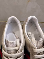 Gucci same-style men's skate shoes with crocodile belly Himalayan white leather - Image 5