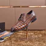 LV (Louis Vuitton) original crocodile leather shoes - Image 2