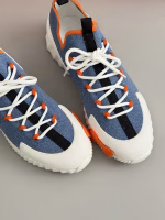 Hermès Knit Suede and Goatskin Slip-On Sneakers - Image 2