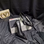 Valentino's Latest Rockstud Alcive Bronze Studded Mules - Image 7