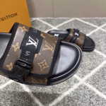 LV Louis Vuitton Men's Monogram Slippers - Image 4