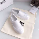 McQueen White Casual Couple Shoes - Black & White Color Options - Image 2