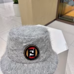Fendi 2023 Autumn & Winter New Style Thickened Warm Bucket Hat - Image 4