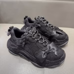 Balenciaga Triple S Lace Bow Sneakers - Image 4