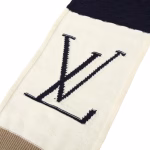 LV Louis Vuitton Cable Letter Knit Scarf - Image 2