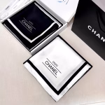 Chanel Classic Double C Portrait Twill Silk Square Scarf