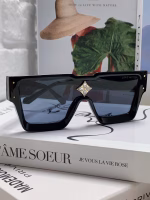 LV Louis Vuitton European and American Style Oversized Frame One-Piece Sunglasses - Image 5