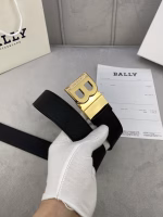 BALLY Men's Black Belt - Image 6