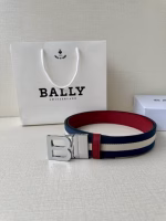 BALLY Men's Burgundy Belt (Same Style as in Specialty Stores) - Image 2