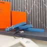 Hermès Metal Buckle Belt with Reversible Swift & Epsom Calfskin Leather - Image 2