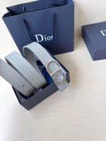 Dior Men's Bright CD Buckle Double-sided Belt - Image 7